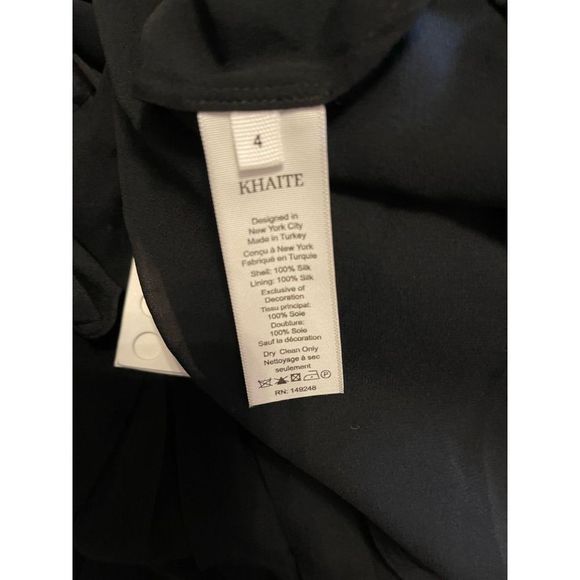 KHAITE The Rami Dress In black - Picture 11 of 11